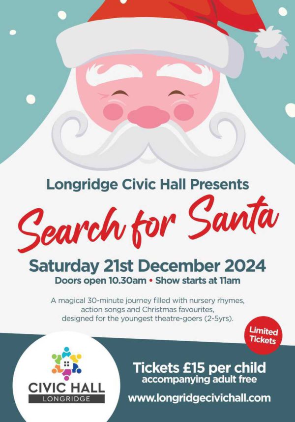 Longridge Civic Hall presents Search for Santa 21st December