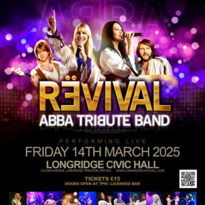 Revival ABBA Tribute Band – Friday 14th March 2025